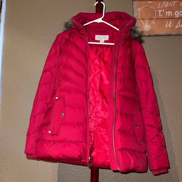 Michael Kors puffer coat cinnabar red XS - Picture 7 of 10